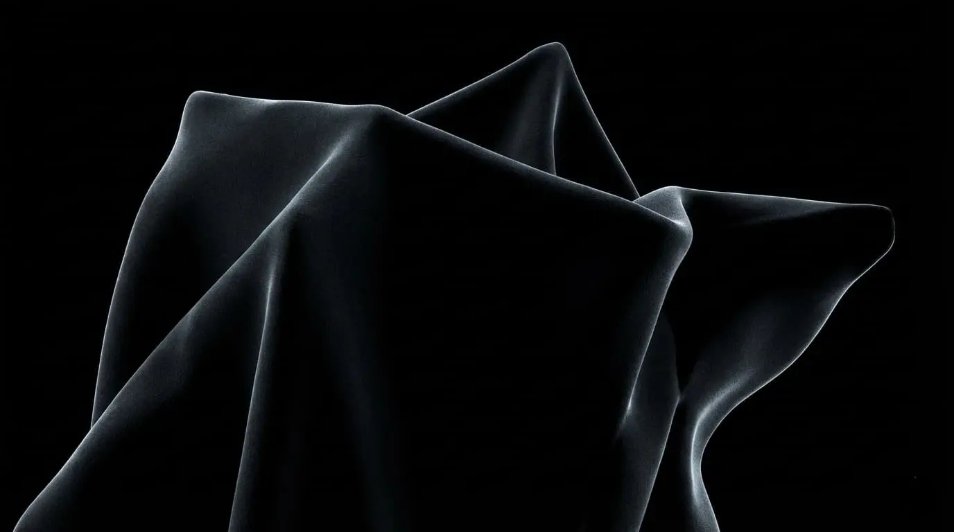 Matte black nylon spandex air-layer jumpsuit fabric slimming effect